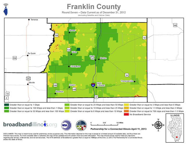 Franklin County Map