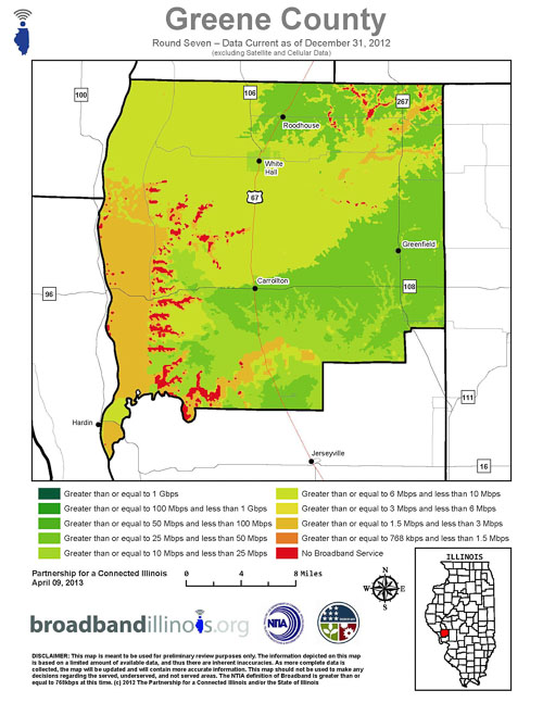 Greene County Map