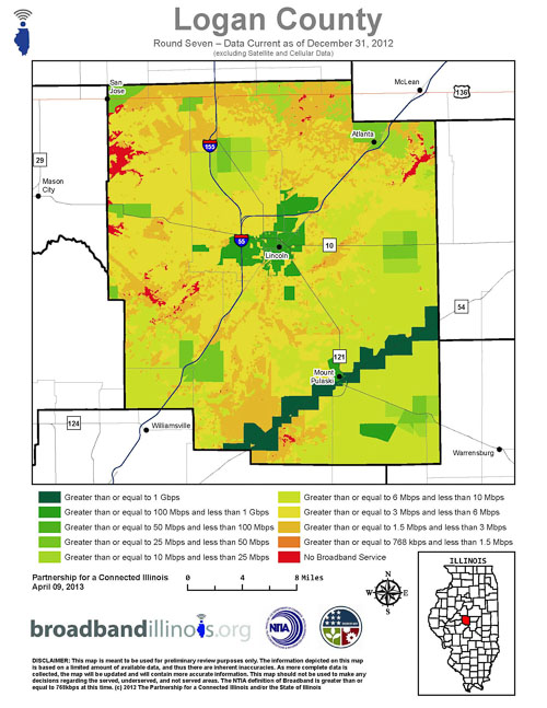 Logan County Map