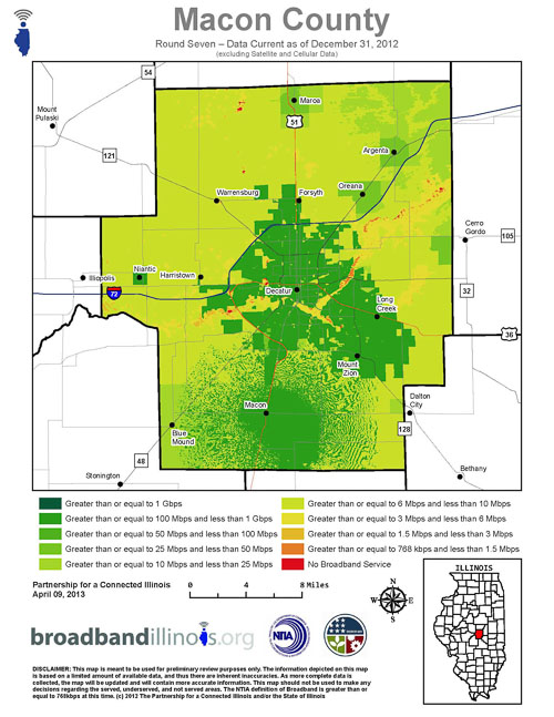 Macon County Map