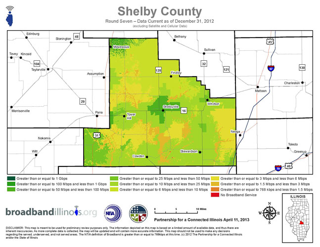 Shelby County Maps — Broadband Illinois